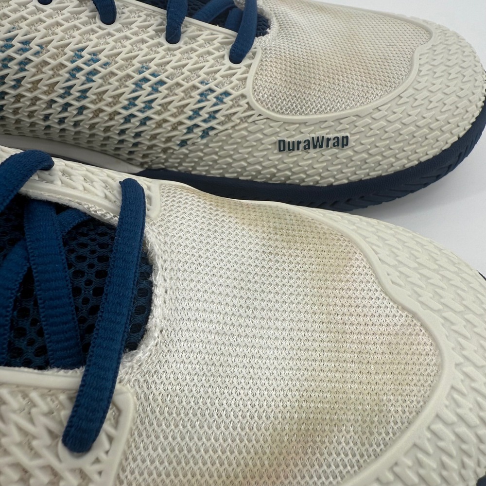 K-Swiss Mens Pickleball Shoes Tennis Sneakers Size 10 White Blue DuraWrap - Picture 6 of 11